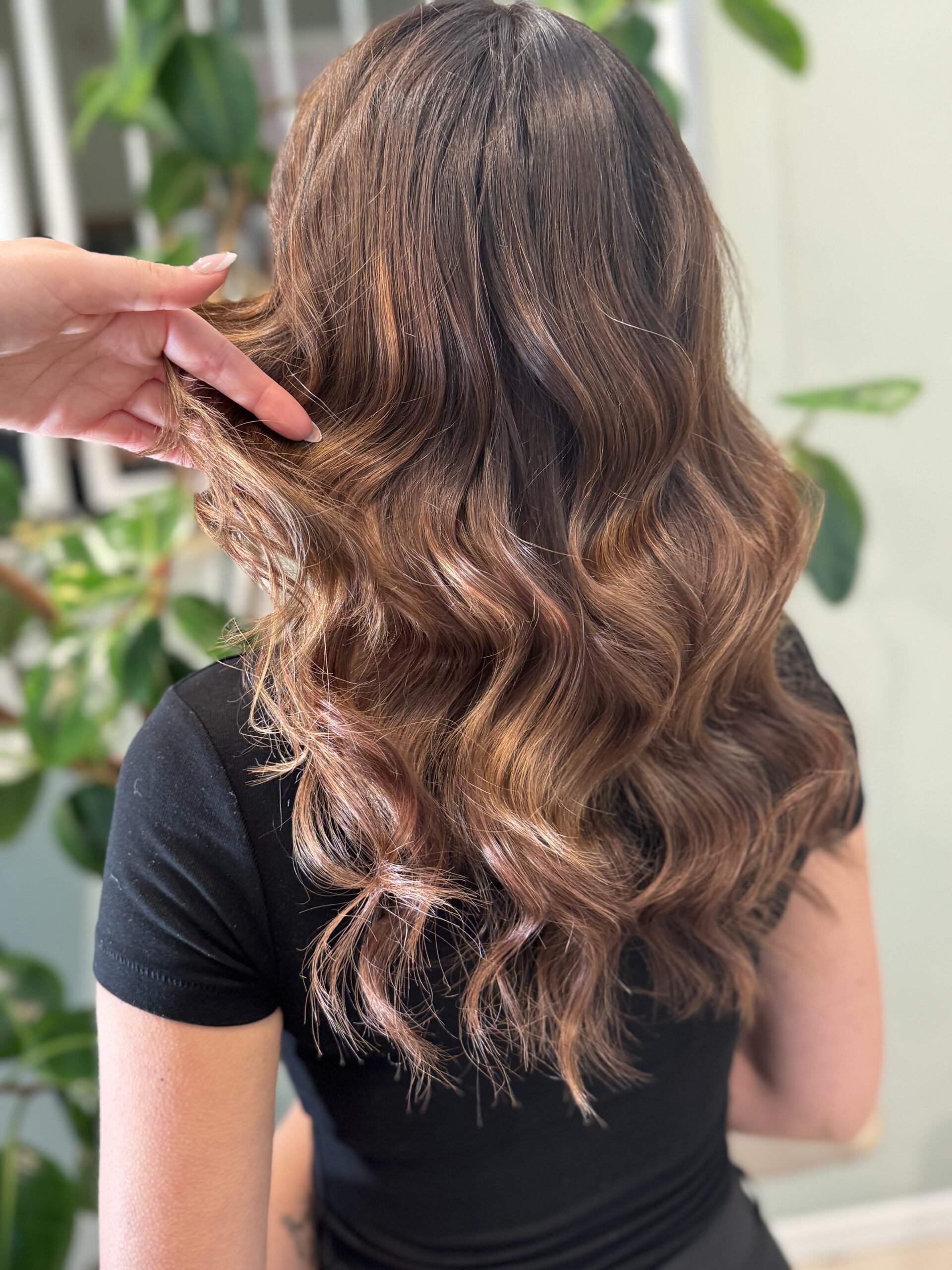 Frisør Ego | Langt hår med easy weft metode